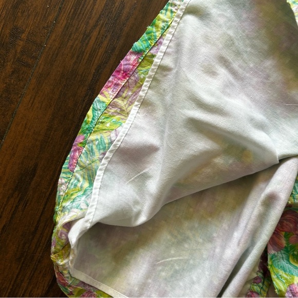 Girls, Purple and Green,  Flutter Sleeve Fit-and-Flare Sundress - Picture 4 of 6